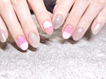 ネイルサロン きのこの雰囲気（90分プチアートコース￥9500）