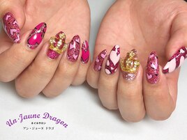 【自爪ネイル】ハートネイル