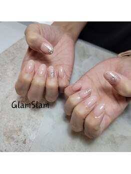 グラムスラム 福島店(GLAMSLAM)/ワンカラー×ストーンラメ♪