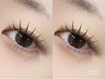 ミイン(miin)の写真/トレンドメイクに合わせた【カラーエクステ】で透明感UP♪髪色やカラコンに合わせて、垢抜けた目元へ◎