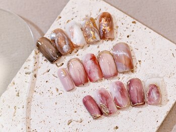 ルナ(LuNa)/ブラウン/タイダイ/マグネット