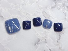 ネイルサロン クラーヴォ(cravo)/フットシンプルアートコース　6