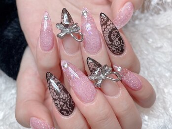 キラ(kira.)の写真/何度でも同価格☆【初回ジェルオフ無料◆スカルプワンカラー/ラメグラ¥9980】爪の形フォルムまで美しく♪