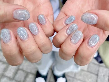 アッシュ 名駅店(ASCH)の写真/仕事や家事で爪を伸ばせない方にも◎短くても可愛い♪ショートネイルをもっと楽しめるデザインをご提案＊