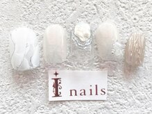 アイネイルズ 梅田店(I nails)/ぷくぷくミラーシェルブライダル