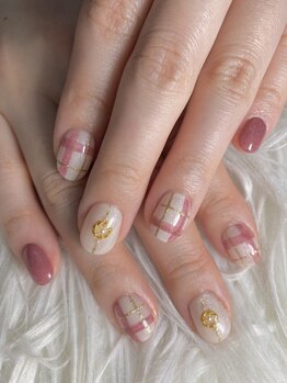 インプレス 鶴見店(Impress)/チェックネイル