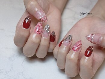 エンジェルガーデンネイル 池袋店(Angelgarden nail)/【クリスマスツイートネイル】