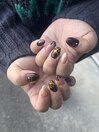 バレンタインネイル