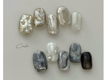 カーム(Calm)の写真/お洒落な絶妙ニュアンスネイルが人気◎センスの良いスタッフがあなたの理想の手元を実現！人気の本格サロン