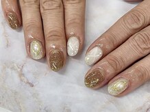 ディーネイル 京橋(D-nail)/立和名/綺麗め☆大理石ネイル