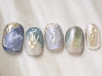 アイネイルズ 天神今泉店(I-nails)/【akane.e】うるうるニュアンス