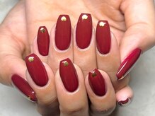 ボーホーネイルズコレクション(BOHO NAILS COLLECTION)/HAND:ワンカラー＋スタッズ追加