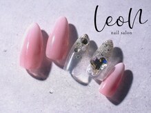 レオン 枚方(LeoN)/5月No.7:月替わり定額ネイル♪
