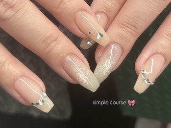 【パラジェル・フィルイン取扱店】EmaNail枚方樟葉店【4月上旬 NEW OPEN(予定)】/シンプルコース♪