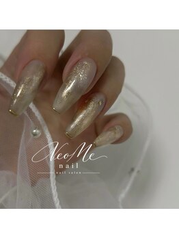 ネオミーネイル(NeoMe nail)の写真/【パーツ込みのトレンド定額で指先を彩る】ニュアンスやワンホンも10本デザインでお得に可愛く仕上げます◎