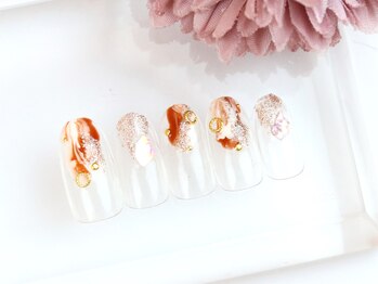 ツメトトノウ/塗りかけネイル♪