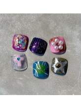 ニコネイル 下北沢店(NICO nail)/フット親指ワンポイントネイル