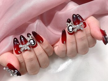 シーシーガーデン 表参道(Cece Garden)の写真/大切なご予定前に★高技術と豊富なカラー・パーツで叶える特別なデザイン♪人気のワンホン・韓国ネイルも◎