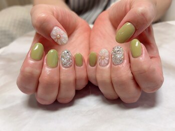 持ち込み片手2本アート