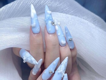 UMI NAIL 池袋【チップ/長さだし/持ち込み/パラジェル/フィルイン】の写真/【美フォルム×折れにくい×長持ち】チップ長さだしはウミネイル池袋にお任せください★[長さ出し/チップ]