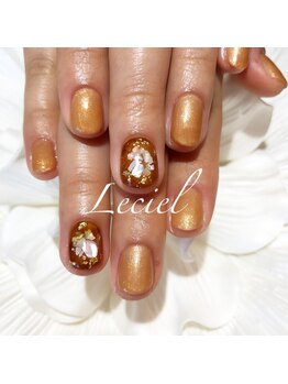 ルシエル(LeCiel)/シンプルオフィスネイル4980円