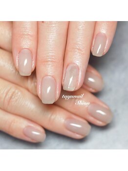 たゆ ネイル(たゆnail)/シースルーニュアンスネイル