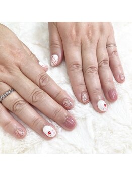 はあとねいる 東川口店/バレンタインネイルV5