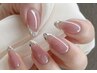 【シンプルお上品nail】ガラスフレンチ¥9500→¥6000