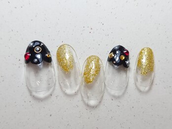 ネイルプラータ(Nail Plata)/塗りかけネイル　 【6980】