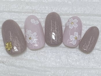 ハニービービー(Honey Bee Bee)/大人桜ネイル