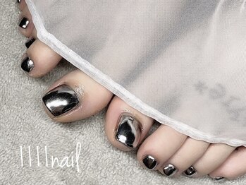 イチイチイチイチネイル(1111nail)/シルバーミラー☆