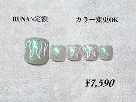 フット定額¥7590 RUNA限定