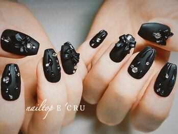 ネイルトップエクル(nail top E CRU)/matte Black