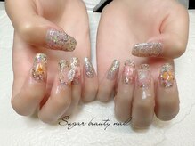 シュガービューティーネイルズ(Sugar Beauty Nails)/押し花埋めデザイン