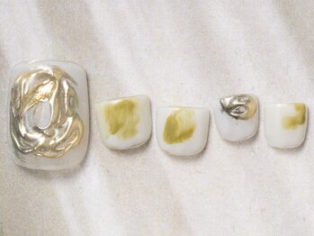 アイネイルズ 天神今泉店(I-nails)/【yuka.t】ぷくぷくミラー