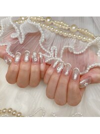 トレンドお花ネイル