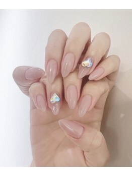 プラスキャンパス 大曲フレスポ店(+Campus)の写真/【持ち込みOK◎】シンプルやアートデザインからやり放題まで☆理想の可愛いネイルを実現！パーツも豊富◎