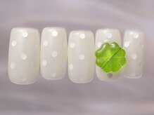 ジェミーネイル シンジュク(Jemiy nail shinjuku)/ホロドットクローバー ¥8480