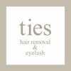 タイズ ヘアーリムーバルアンドアイラッシュ(ties)のお店ロゴ