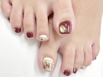 ビアンカ 沖縄南風原店(Bianca)/やり放題フットネイルデザイン♪