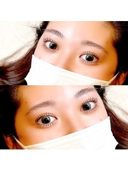 リリフリー(riri Free)/(上)パーマ(下)LEDエクステ