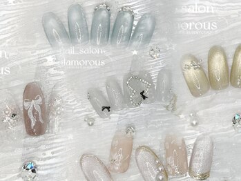 ネイルグラマラス 西新井店の写真/【大人気★定額nail】大人シンプル/オフィス/王道フレンチ/ワンホンネイル/旬アート等…豊富にご用意◎
