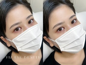 フィズ アイ ビューティ 豊川八幡店(fiz eye beauty)/まつ毛パーマ+眉毛スタイリング