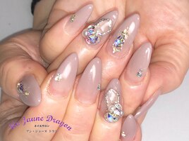 【自爪ネイル】大人グラデ