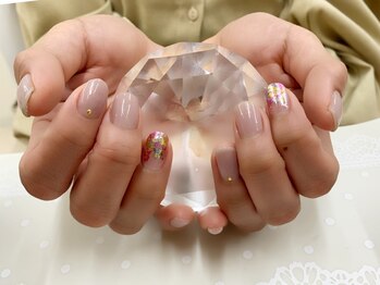 プルミエ ネイル(Premier Nail)/2本アート☆ホイル