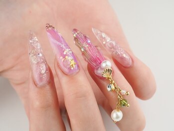 ネイルサロン ハナアオヤマ 梅田店(Nail Salon Hana Aoyama)/バブルネイル