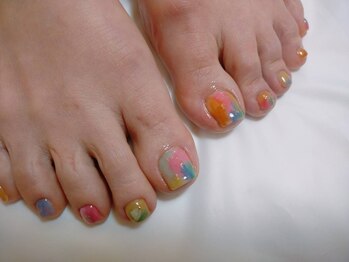 サロン ヴィーヴ(salon Vive)/#カラフルフットネイル