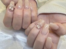 メル(M.E.L)/ベージュにワンポイントパーツ