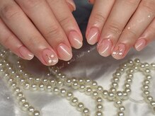 アイリスネイル 大塚(Iris Nail)/ワンカラー＋デザイン2本