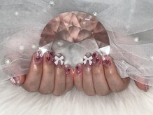 ベーシック ネイルウィザードアカデミー 本厚木店(Basic×NailWizardAcademy)/Strawberry × Rabbit